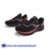 JOMA RUNNING ZAPATILLA PARA CAMINAR Y TUS ENTRENAMIENTOS, TRANSPIRABLE CON SUELA AMORTIGUACION - NEGRO / ROJO - SPEED