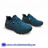ZAPATILLA JOMA SHOCK CON PUNTERA REFORZADA Y MULTITACO CON AGARRE EN NAILON TRANSPIRABLE - MARINO CON SUELA OSCURA  - SHOCK