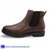 BOTA GOMA LATERAL CHELSEA CON CREMALLERA PARA FACIL PONER CON SUELA DE GOMA LIGERA - MARRON