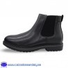 BOTA GOMA LATERAL CHELSEA CON CREMALLERA PARA FACIL PONER CON SUELA DE GOMA LIGERA - NEGRO