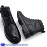 BOTA MILITAR DE VESTIR PARA HOMBRE CON CORDONES Y CREMALLERA PARA FACIL PONER - NEGRO