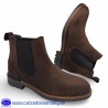 BOTA GOMAS LATERALES CHELSEA CON SUELA DE GOMA FLEXIBLE Y ANTIDESLIZANTE TODO PIEL - MARRON - NEGRO