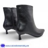 BOTIN VESTIR CON PUNTA FINA Y TACON FINO BAJO, NAPA BLANDITA Y FLEXIBLE - MARRON CHOCOLATE