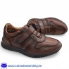 ZAPATO HOMBRE CON VELCRO CON ESTILO CASUAL - MARRON