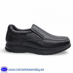 ZAPATO KIOWA DE HOMBRE CON GOMAS LATERALES PARA FACIL PONER Y SUELA LIGERA - NEGRO