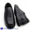 ZAPATO KIOWA DE HOMBRE CON GOMAS LATERALES PARA FACIL PONER Y SUELA LIGERA - NEGRO