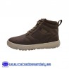 BOTIN BAJO ESTILO CASUAL CON SUELA LIGERA Y FLEXIBLE COMODA - TAUPE