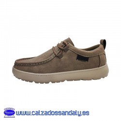 GUALAVI HOMBRE ESTILO CASUAL CON SUELA LIGERA Y FLEXIBLE COMODA - TAUPE