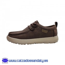 GUALAVI HOMBRE ESTILO CASUAL CON SUELA LIGERA Y FLEXIBLE COMODA - MARRON