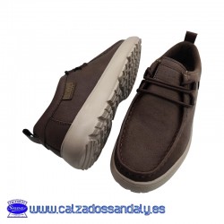 GUALAVI HOMBRE ESTILO CASUAL CON SUELA LIGERA Y FLEXIBLE COMODA - MARRON